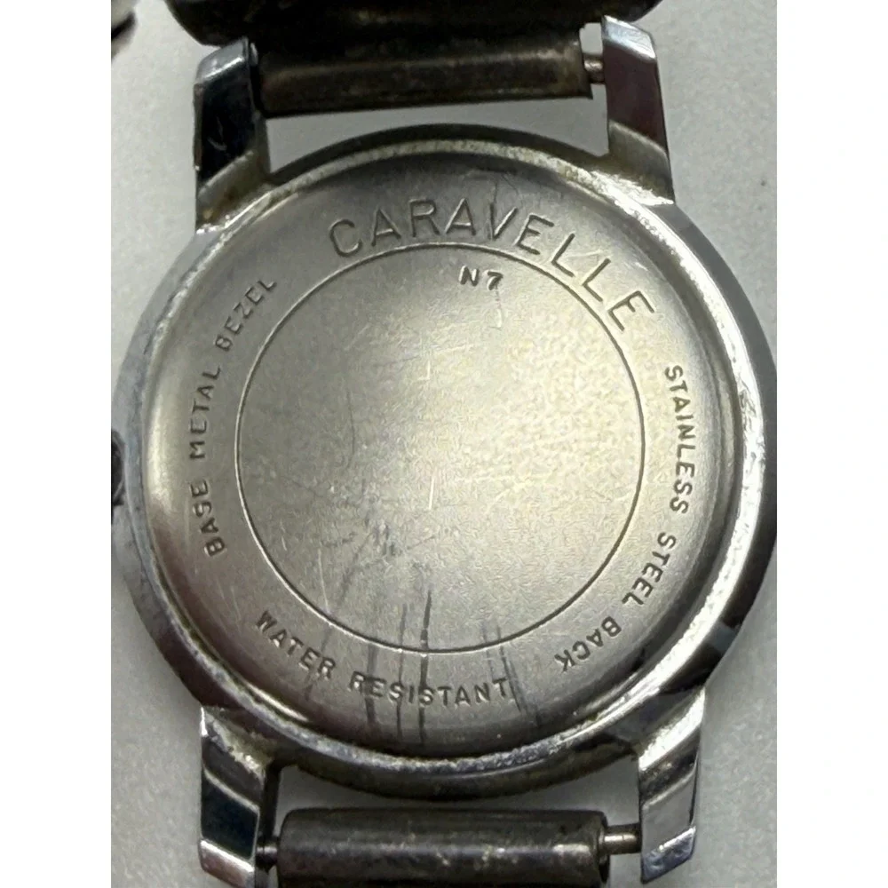 Caravelle Native Indian‎ Style Band Sterling Silver 24MM 5.75